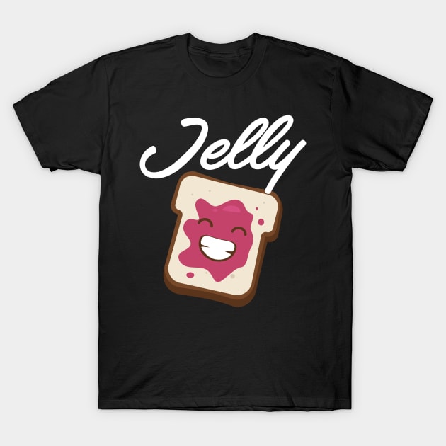 Peanut Butter & Jelly Matching Couple His Hers gift T-Shirt by johnii1422